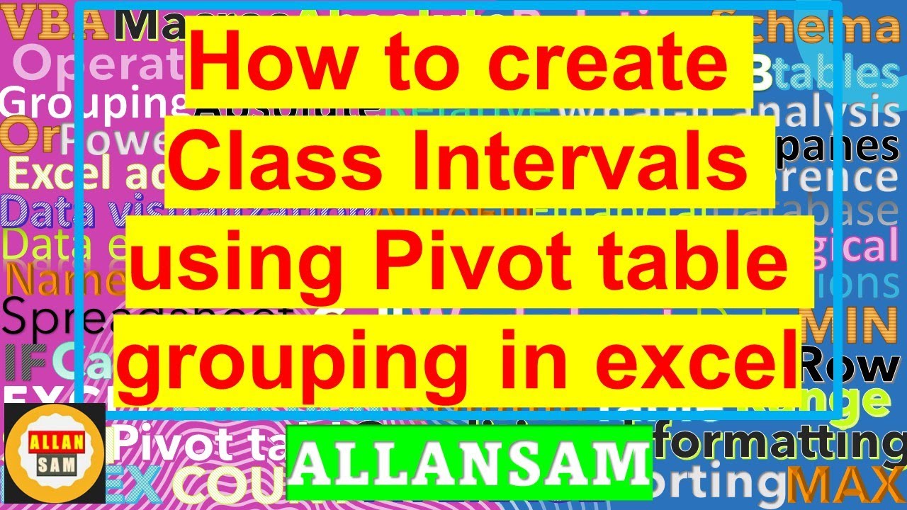 5 Ways to Separate Class Intervals in Excel